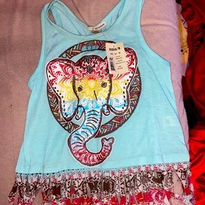 NWT.  Girl’s tank from Self Esteem By: KOHL’S